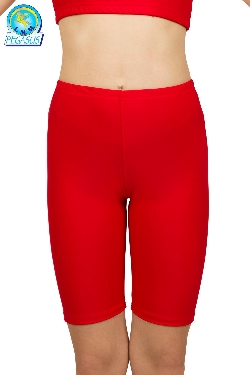PANTALONCINI CICLISTA IN LYCRA ROSSO DONNA